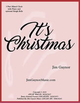 It's Christmas SA choral sheet music cover